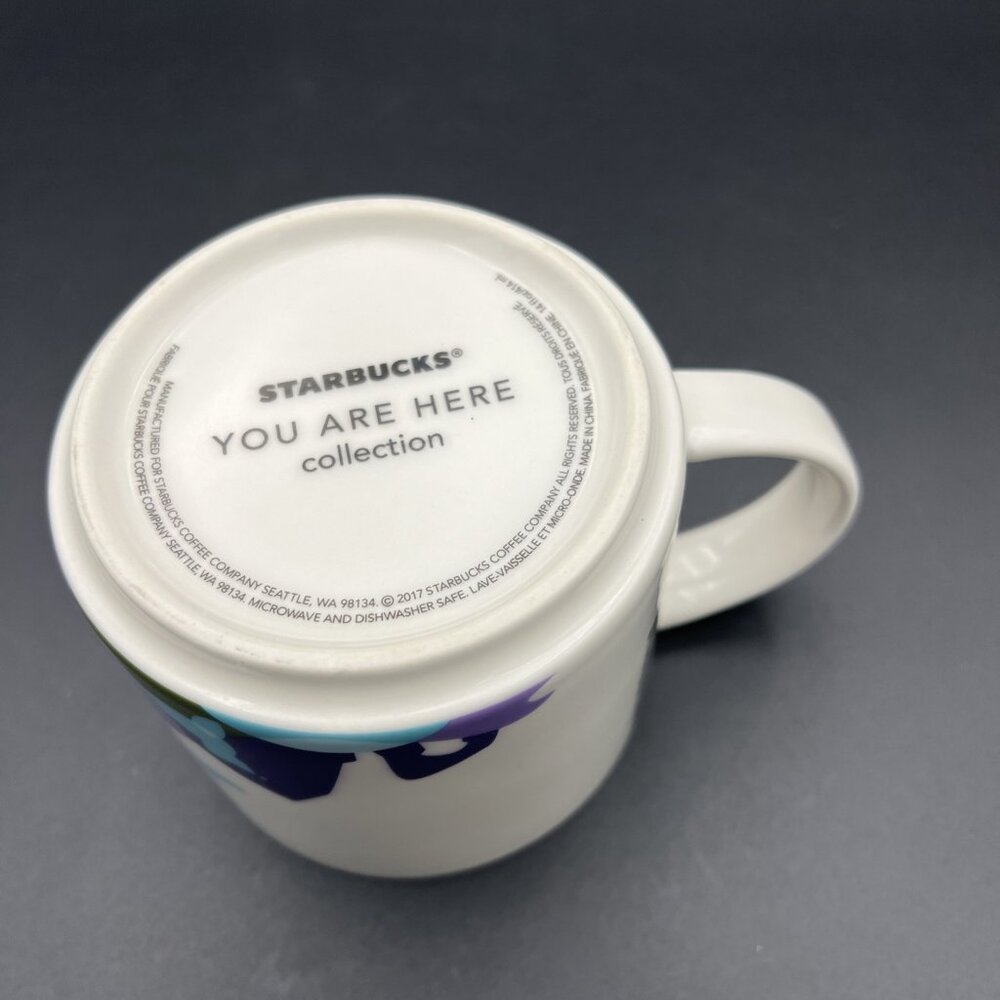 Starbucks Oregon You Are Here Coffee Mug Collector Series City 2017 14 oz - Picture 10 of 11